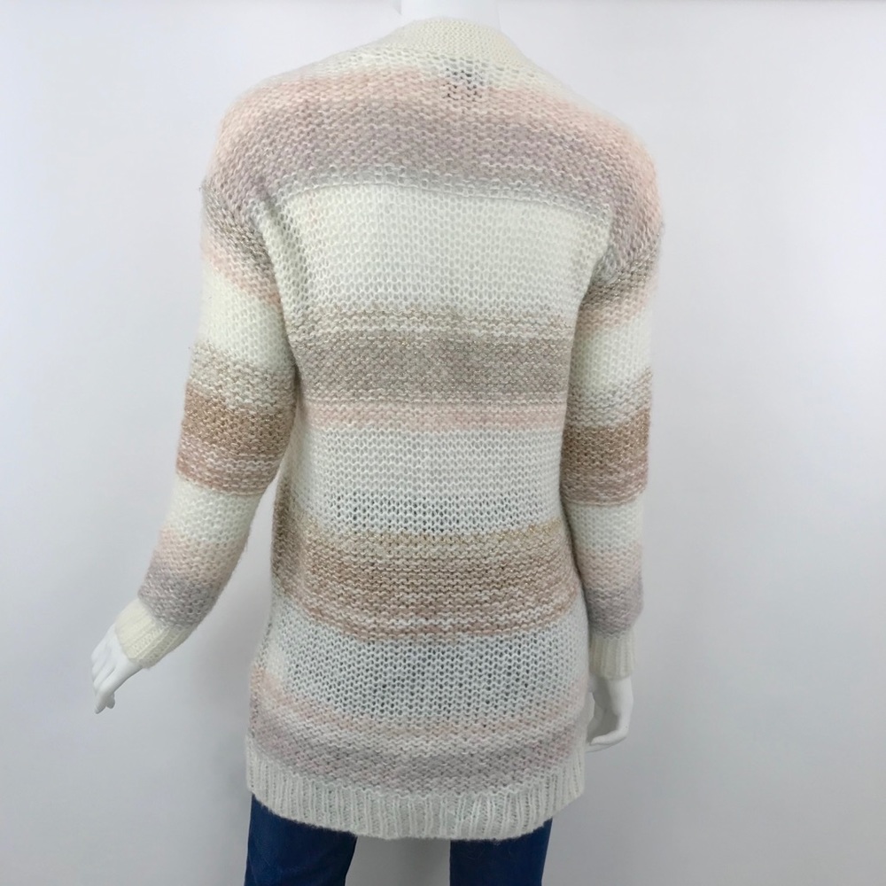 {Anthropologie} NUMPH Metallic Striped Cardigan - Picture 8 of 8